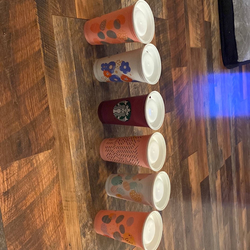 6-pack Starbucks Easter cups